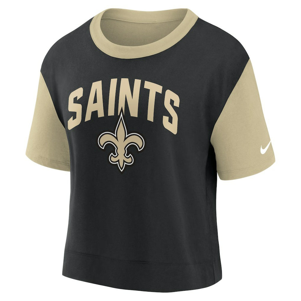 New Orleans Saints Women's High Hip Fashion T-Shirt | NFL On sale