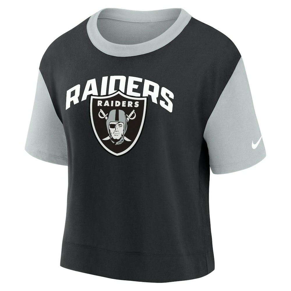 Las Vegas Raiders Women's High Hip Fashion T-Shirt | NFL New
