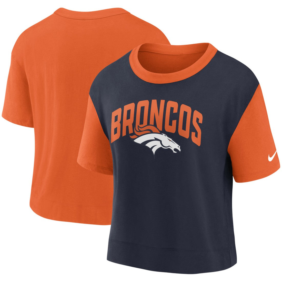 Denver Broncos Women's High Hip Fashion T-Shirt | NFL On sale