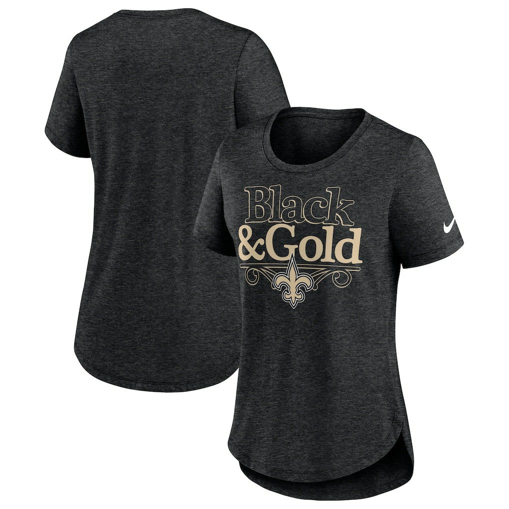 New Orleans Saints Women's Local Fashion Tri-Blend T-Shirt | NFL New