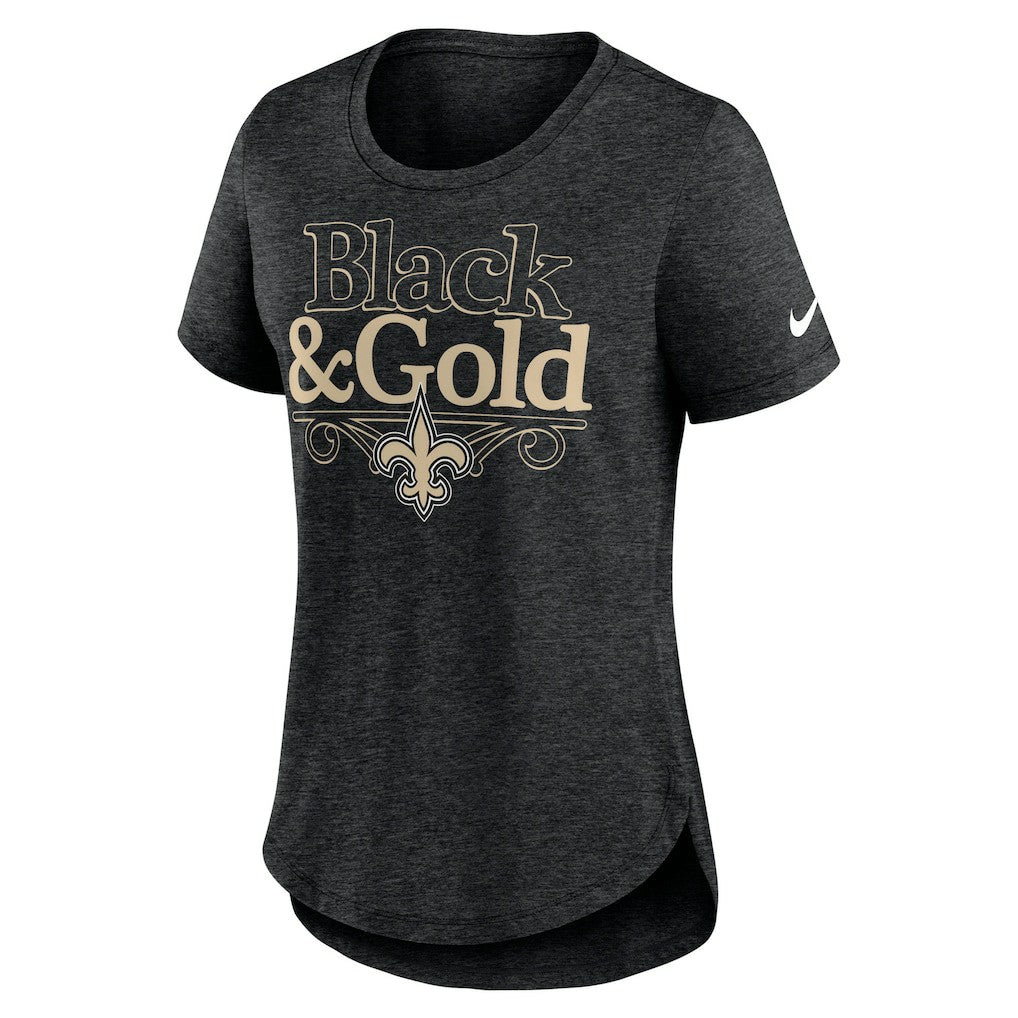 New Orleans Saints Women's Local Fashion Tri-Blend T-Shirt | NFL New