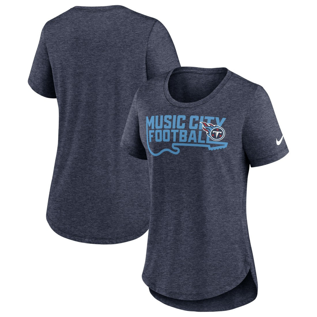 Tennessee Titans Women's Local Fashion Tri-Blend T-Shirt | NFL Online