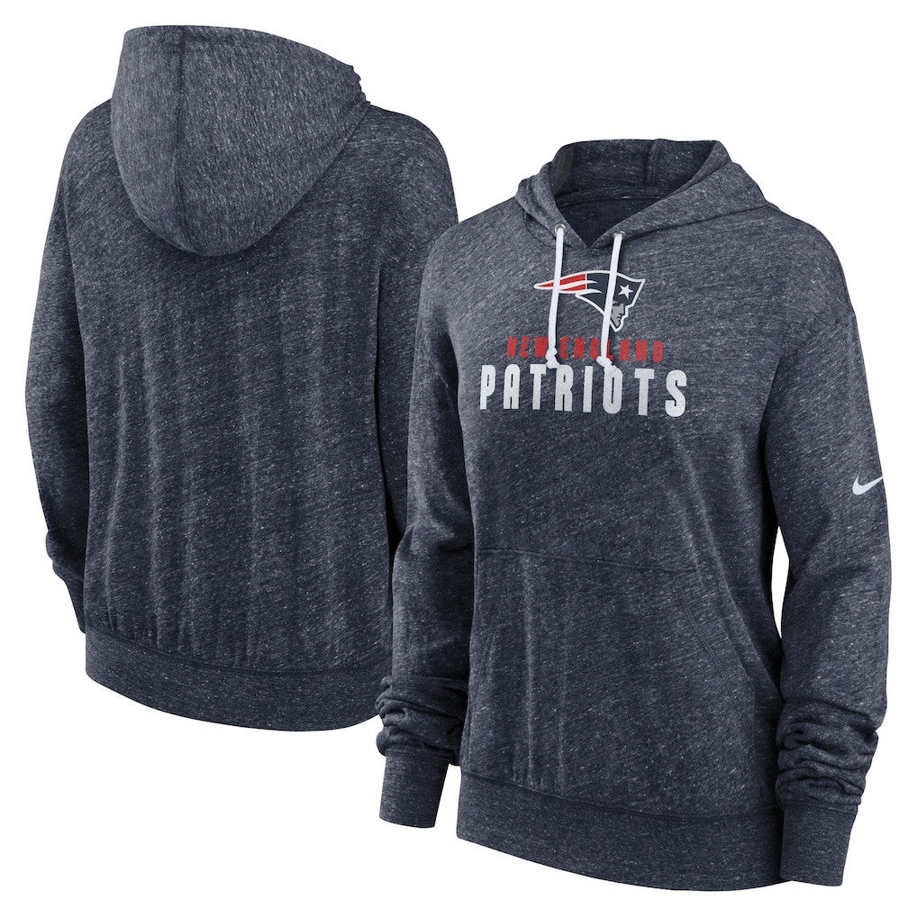 New England Patriots Women's Plus Size Gym Vintage Pullover Hoodie | NFL New