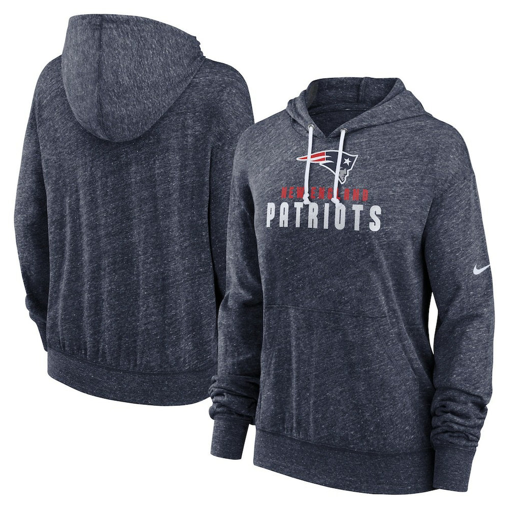 New England Patriots Women's Plus Size Gym Vintage Pullover Hoodie | NFL New
