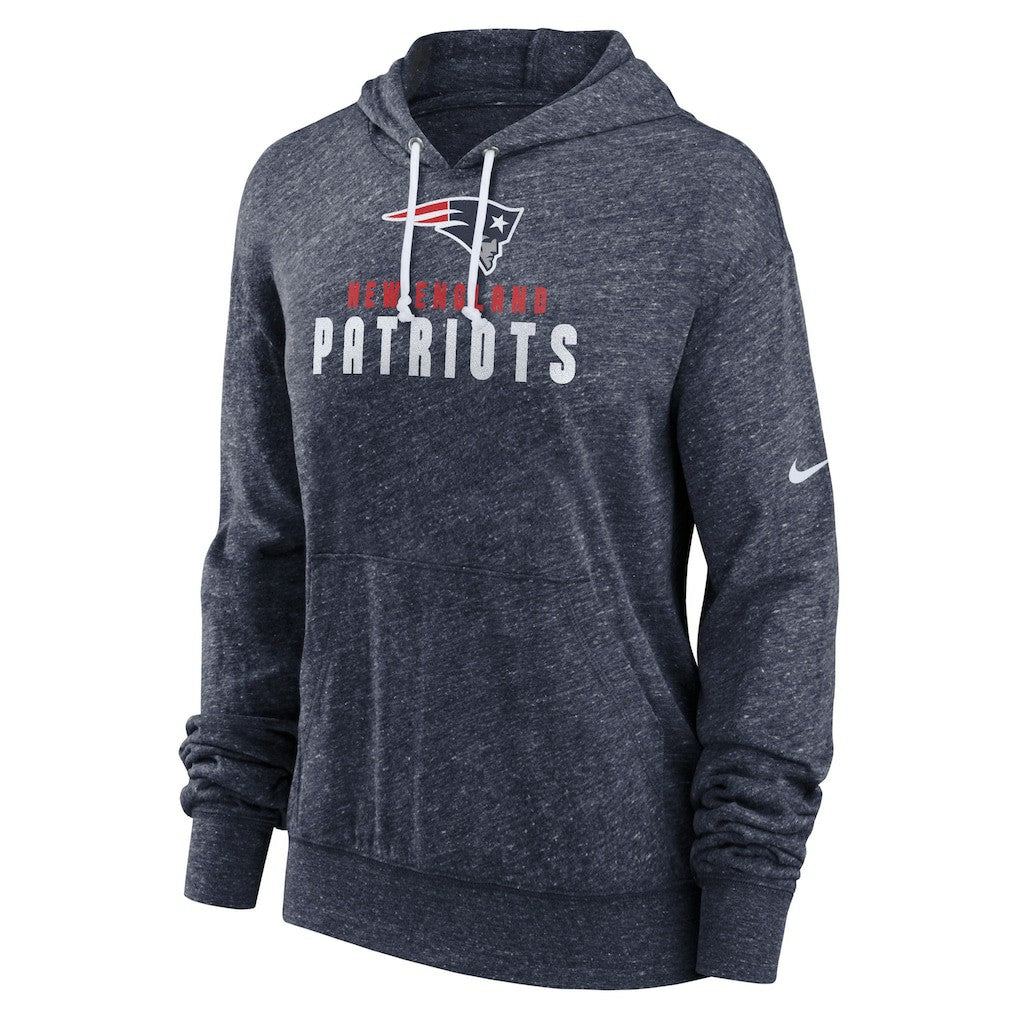 New England Patriots Women's Plus Size Gym Vintage Pullover Hoodie | NFL New