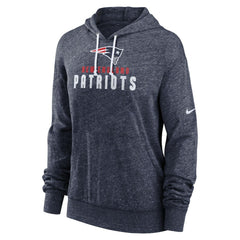 New England Patriots Women's Plus Size Gym Vintage Pullover Hoodie | NFL New