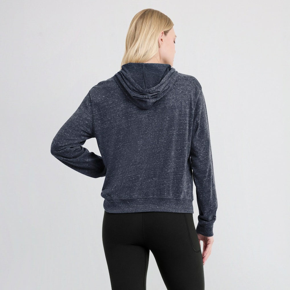 New England Patriots Women's Plus Size Gym Vintage Pullover Hoodie | NFL New