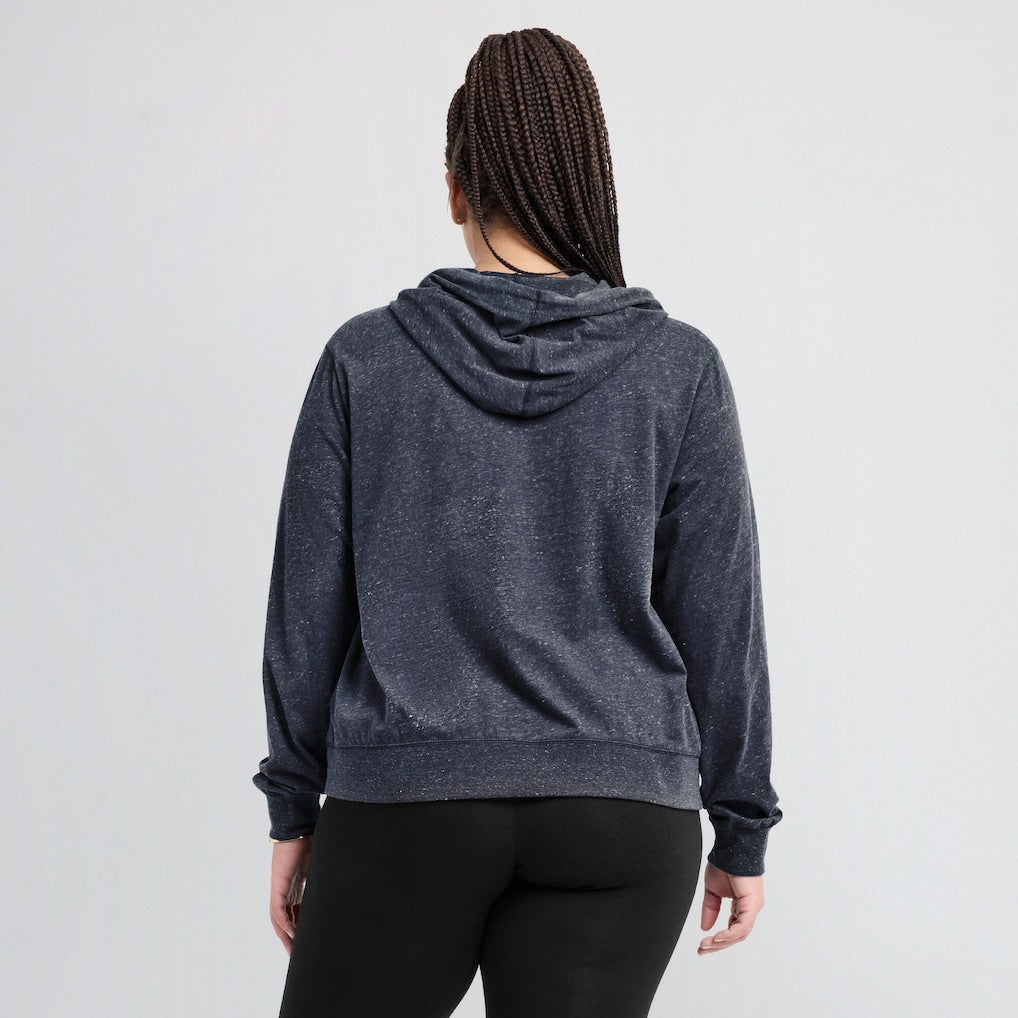 New England Patriots Women's Plus Size Gym Vintage Pullover Hoodie | NFL New