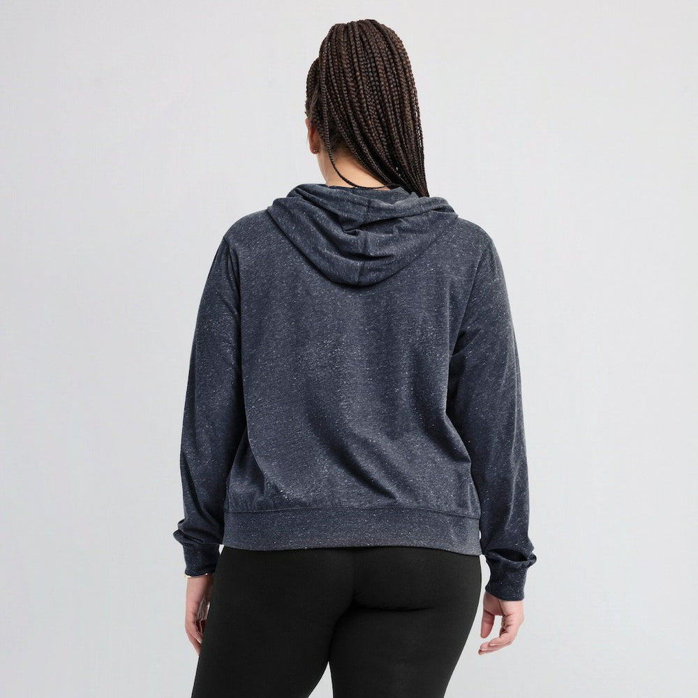 New England Patriots Women's Plus Size Gym Vintage Pullover Hoodie | NFL New