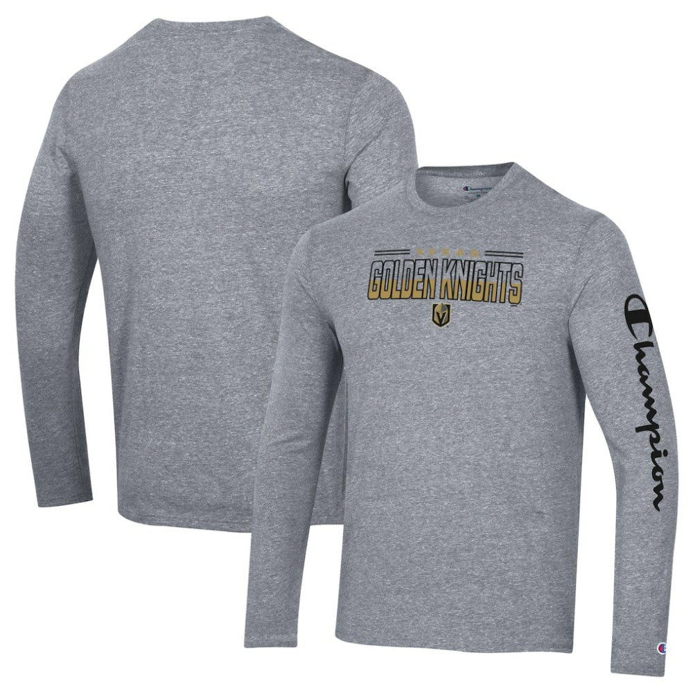 Vegas Golden Knights Champion Tri-Blend Long Sleeve T-Shirt -  NHL T-shirts