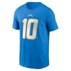 Los Angeles Chargers Justin Herbert  Player Name & Number T-Shirt | NFL Sale
