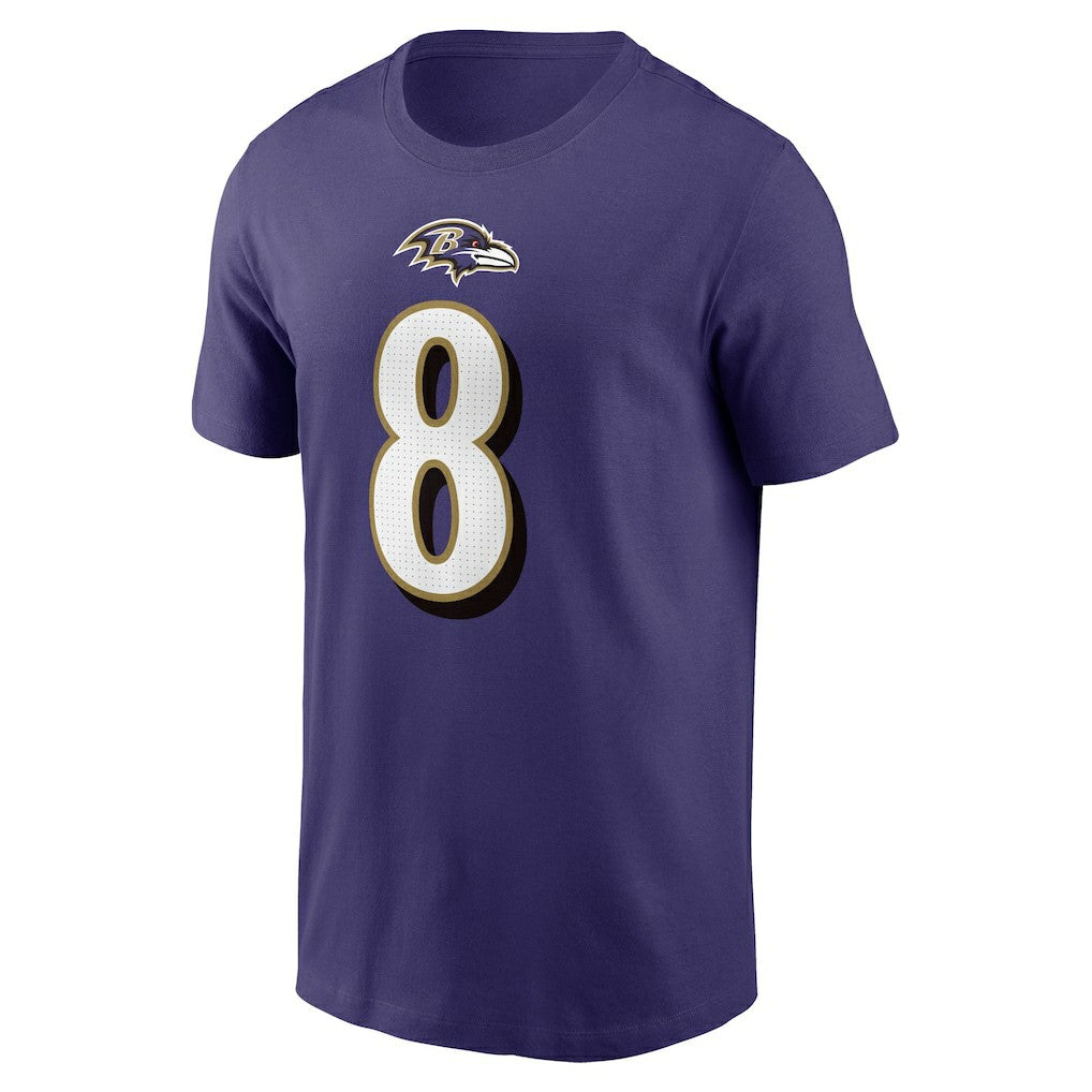 Baltimore Ravens Lamar Jackson  Player Name & Number T-Shirt | NFL Online
