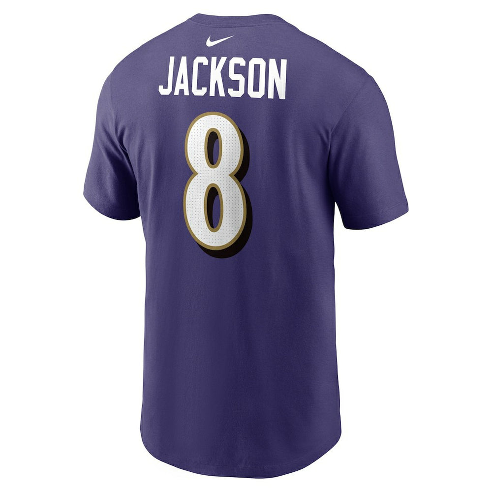 Baltimore Ravens Lamar Jackson  Player Name & Number T-Shirt | NFL Online