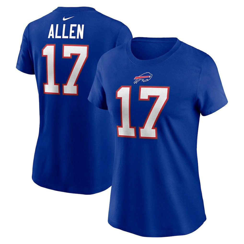 Buffalo Bills Josh Allen  Women's Player Name & Number T-Shirt | NFL Online
