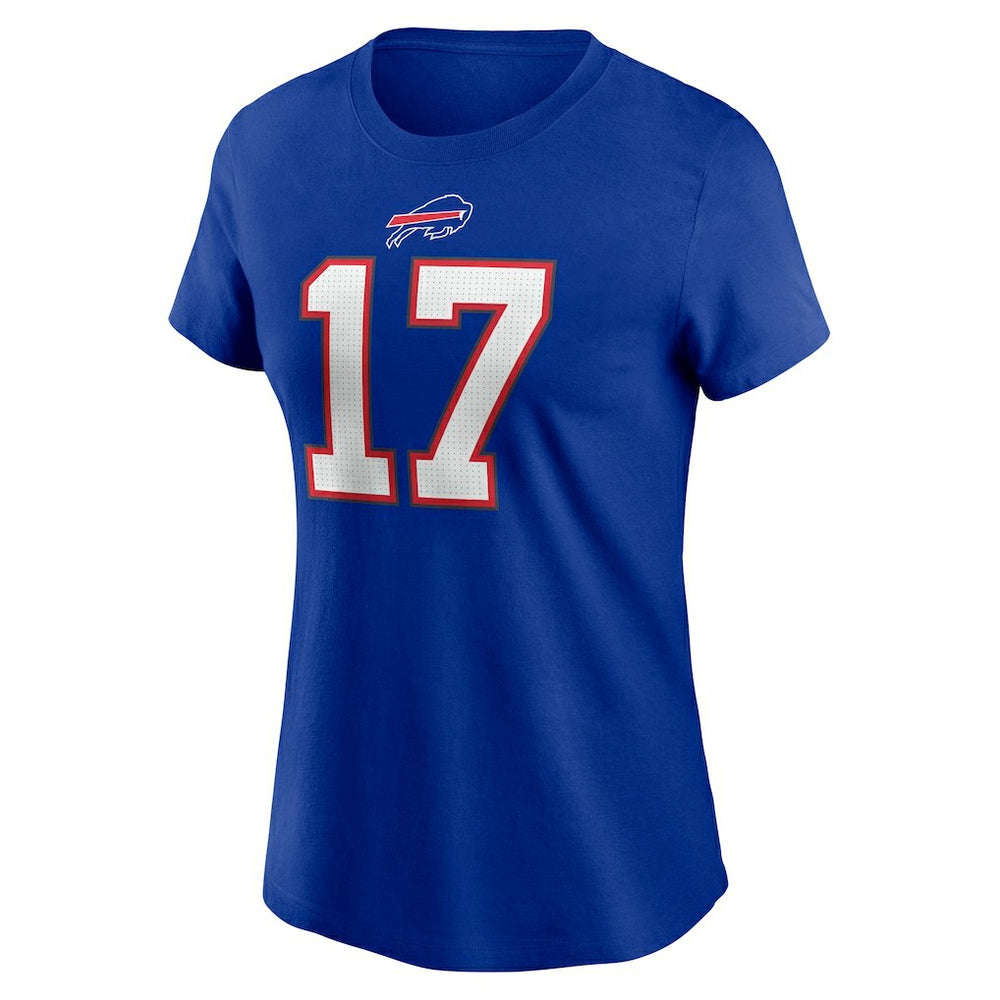 Buffalo Bills Josh Allen  Women's Player Name & Number T-Shirt | NFL Online