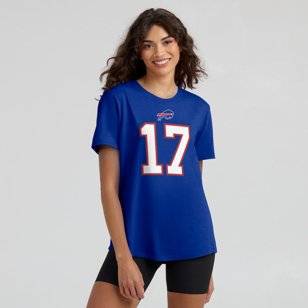 Buffalo Bills Josh Allen  Women's Player Name & Number T-Shirt | NFL Online