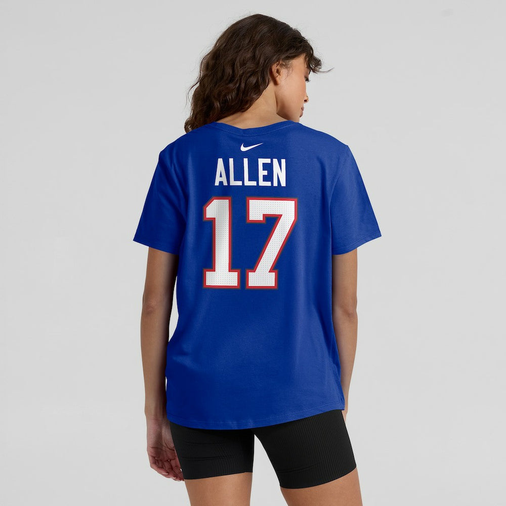 Buffalo Bills Josh Allen  Women's Player Name & Number T-Shirt | NFL Online