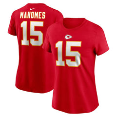 Kansas City Chiefs Patrick Mahomes  Women's Player Name & Number T-Shirt | NFL US