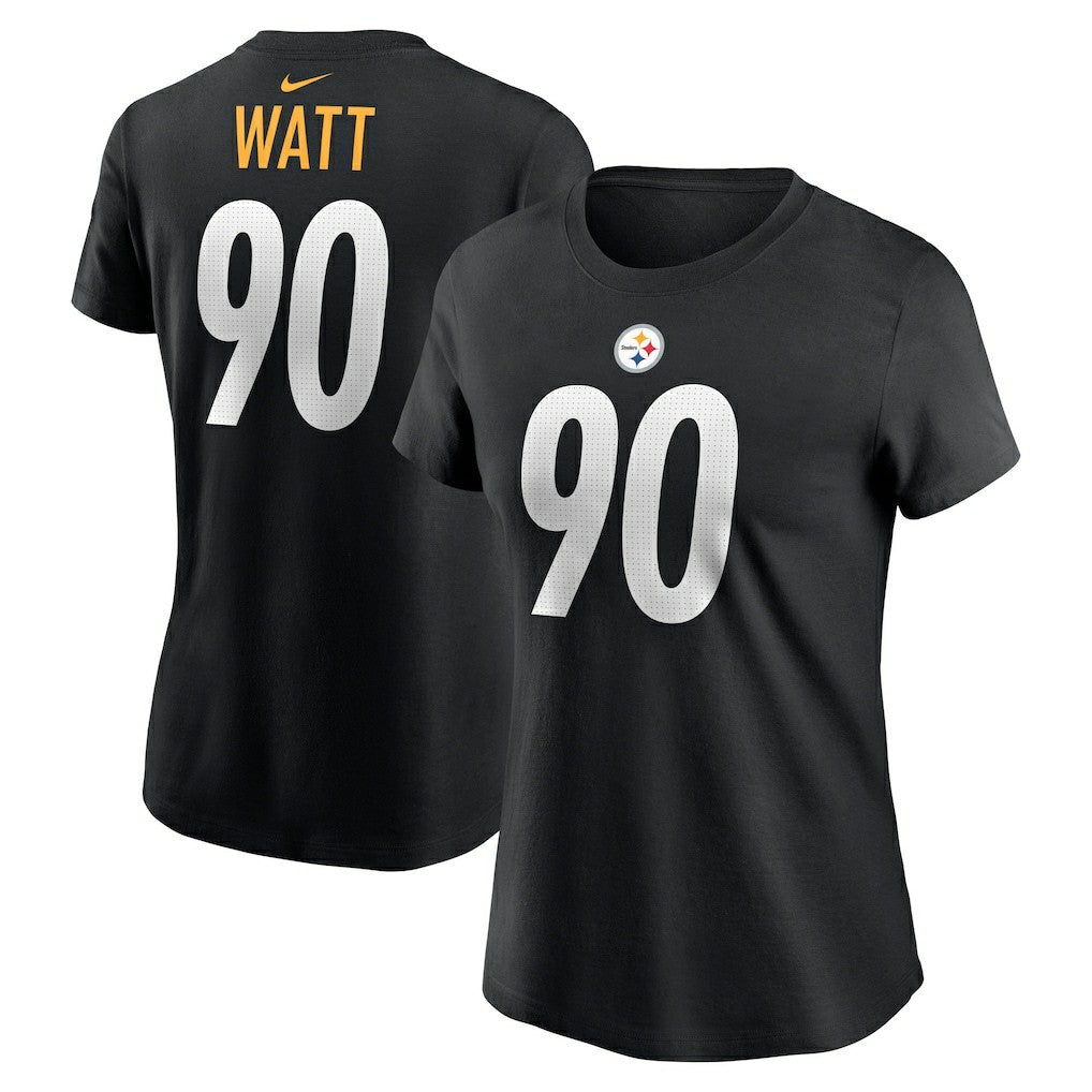 Pittsburgh Steelers T.J. Watt  Women's Player Name & Number T-Shirt | NFL Near me