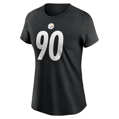 Pittsburgh Steelers T.J. Watt  Women's Player Name & Number T-Shirt | NFL Near me