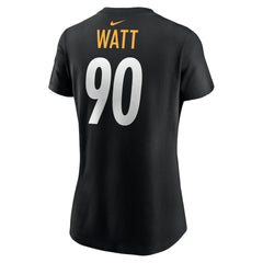 Pittsburgh Steelers T.J. Watt  Women's Player Name & Number T-Shirt | NFL Near me