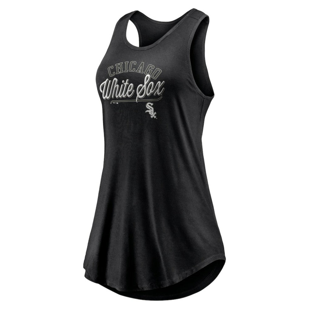 Chicago White Sox Fanatics Women's Simplicity Swing Racerback Scoop Neck Tank Top - MLB Tanks