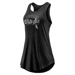 Chicago White Sox Fanatics Women's Simplicity Swing Racerback Scoop Neck Tank Top - MLB Tanks