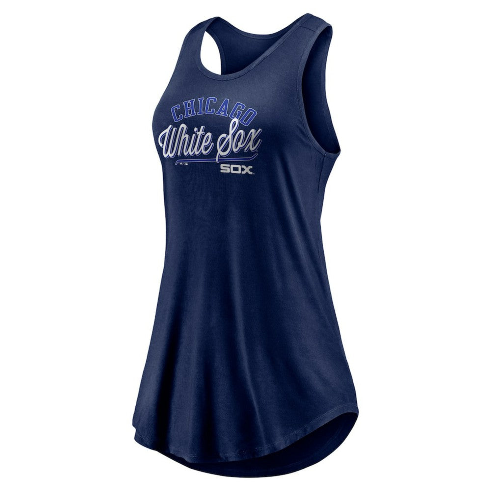 Chicago White Sox Fanatics Women's Simplicity Swing Racerback Scoop Neck Tank Top - MLB Tanks