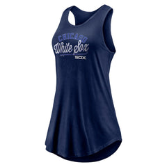 Chicago White Sox Fanatics Women's Simplicity Swing Racerback Scoop Neck Tank Top - MLB Tanks