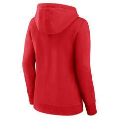 St. Louis Cardinals Fanatics Women's Simplicity Crossover V-Neck Pullover Hoodie - MLB Hoodies