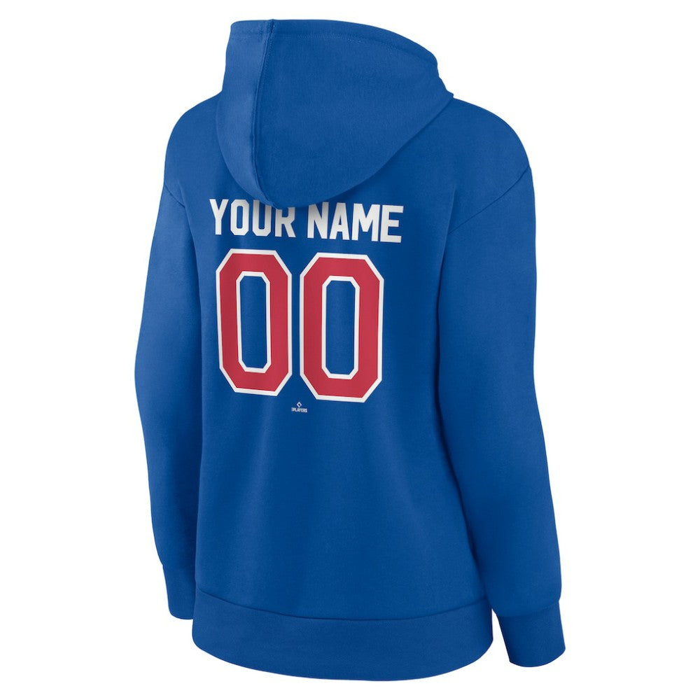 Texas Rangers Women's Personalized Cooperstown Collection Winning Streak Pullover Hoodie - MLB Hoodies