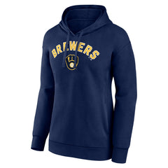 Milwaukee Brewers Women's Personalized Team Winning Streak Pullover Hoodie - MLB Hoodies