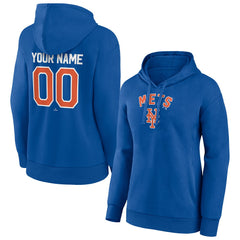 New York Mets Women's Personalized Team Winning Streak Pullover Hoodie - MLB Hoodies