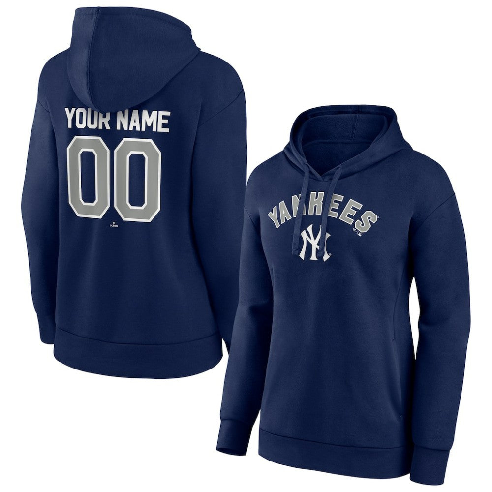 New York Yankees Women's Personalized Team Winning Streak Pullover Hoodie - MLB Hoodies