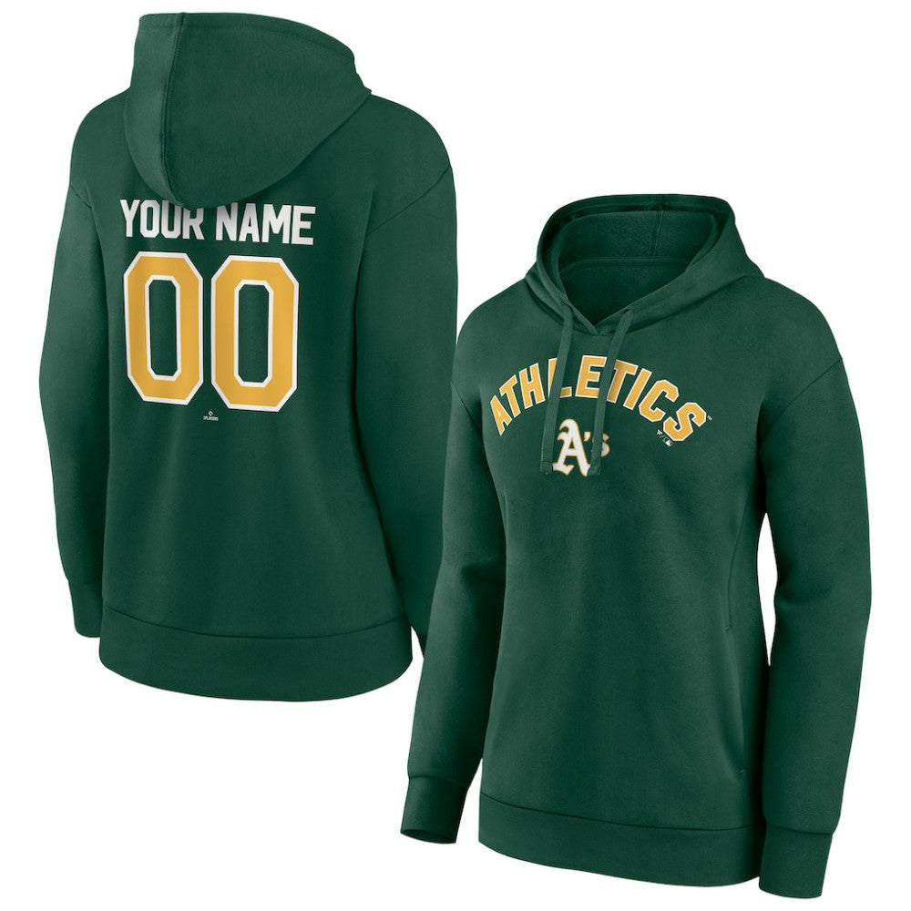 Athletics Women's Personalized Team Winning Streak Pullover Hoodie - MLB Hoodies