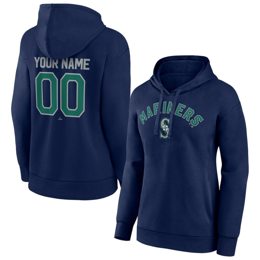 Seattle Mariners Women's Personalized Team Winning Streak Pullover Hoodie - MLB Hoodies