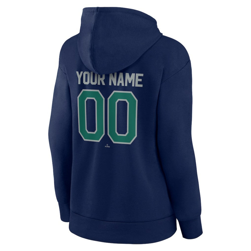 Seattle Mariners Women's Personalized Team Winning Streak Pullover Hoodie - MLB Hoodies