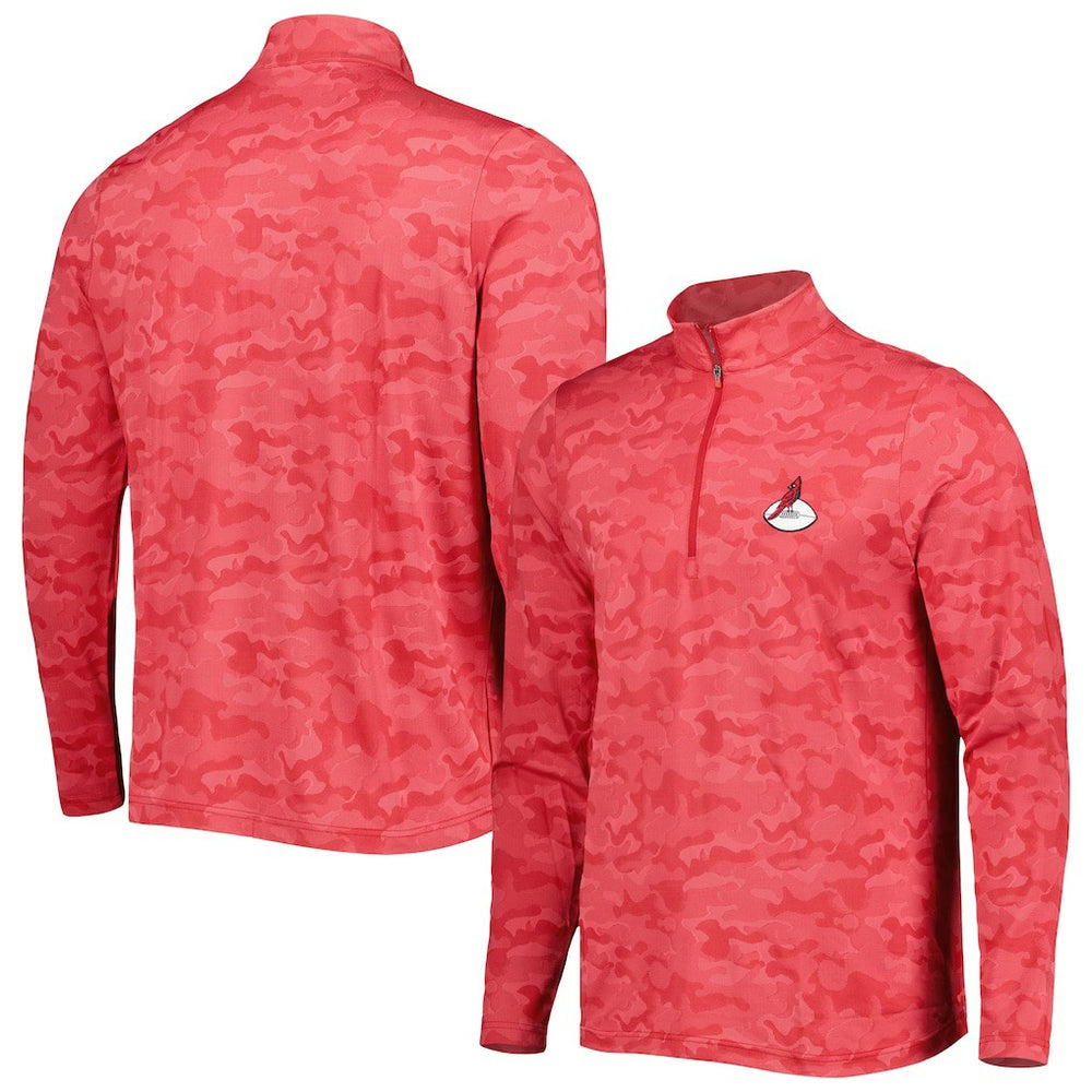 Arizona Cardinals Antigua Brigade Throwback Quarter-Zip Top | NFL Sale