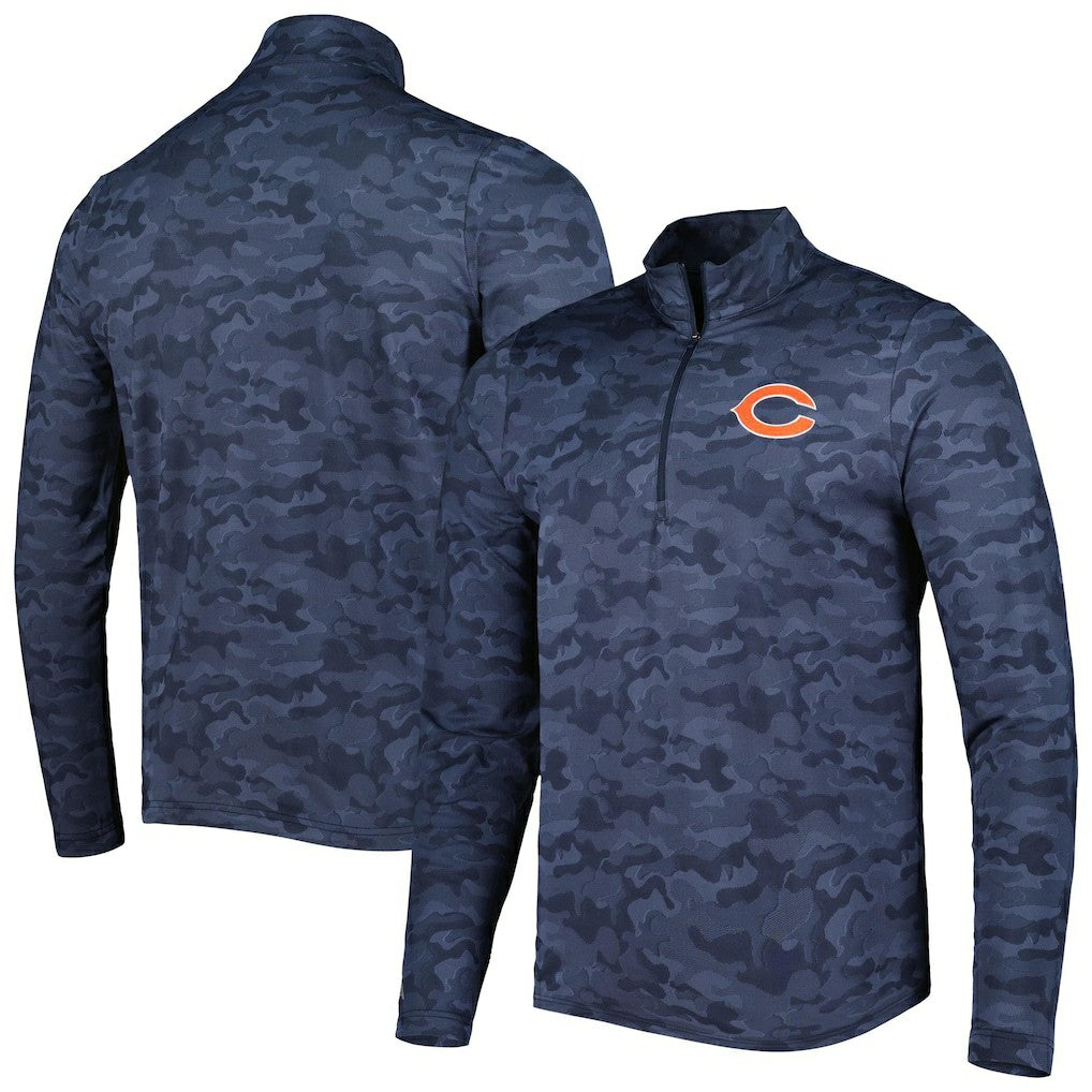 Chicago Bears Antigua Brigade Quarter-Zip Sweatshirt | NFL Hot