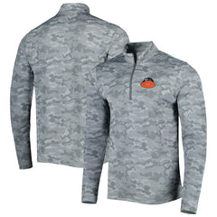 Chicago Bears Antigua Brigade Throwback Quarter-Zip Top | NFL Online