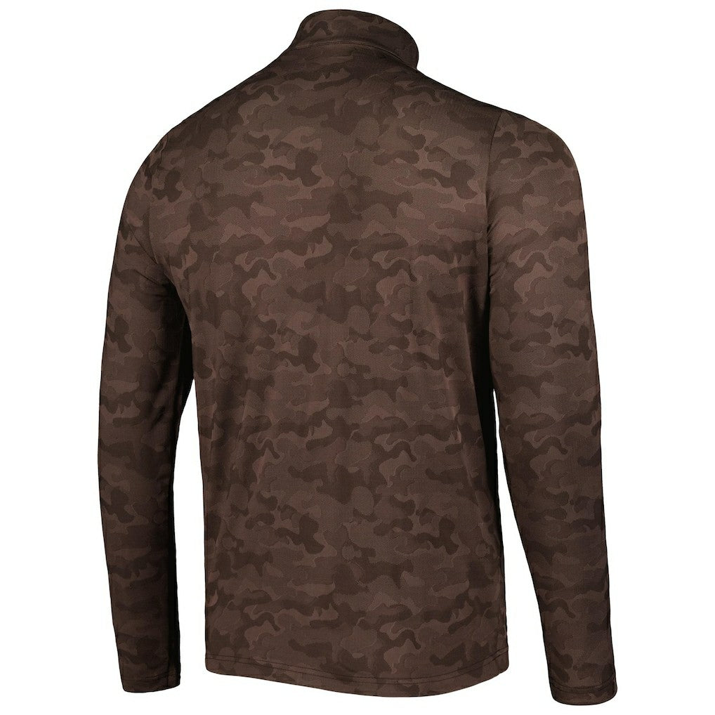 Cleveland Browns Antigua Brigade Quarter-Zip Sweatshirt | NFL Online