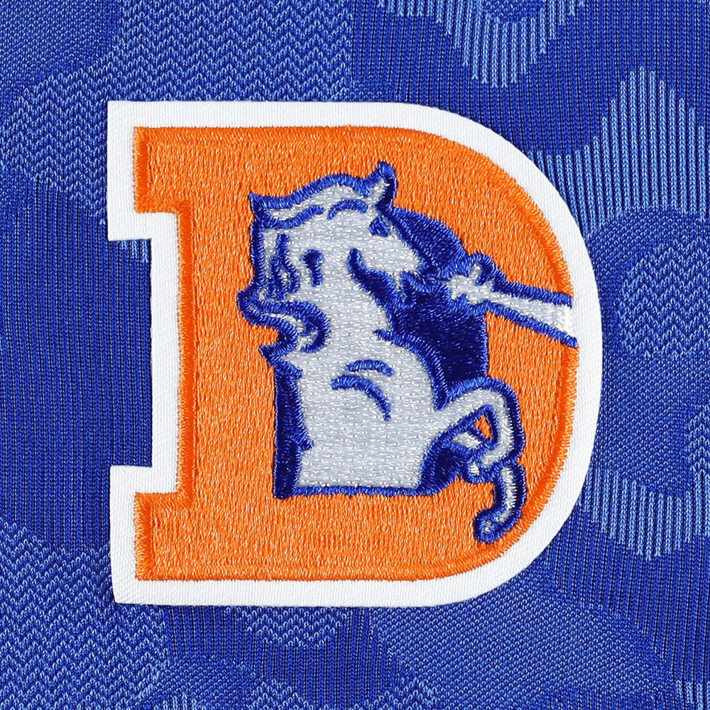 Denver Broncos Antigua Brigade Throwback Quarter-Zip Top | NFL New