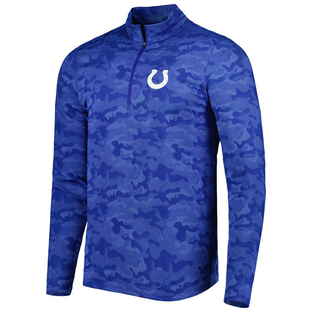 Indianapolis Colts Antigua Brigade Quarter-Zip Sweatshirt | NFL Online