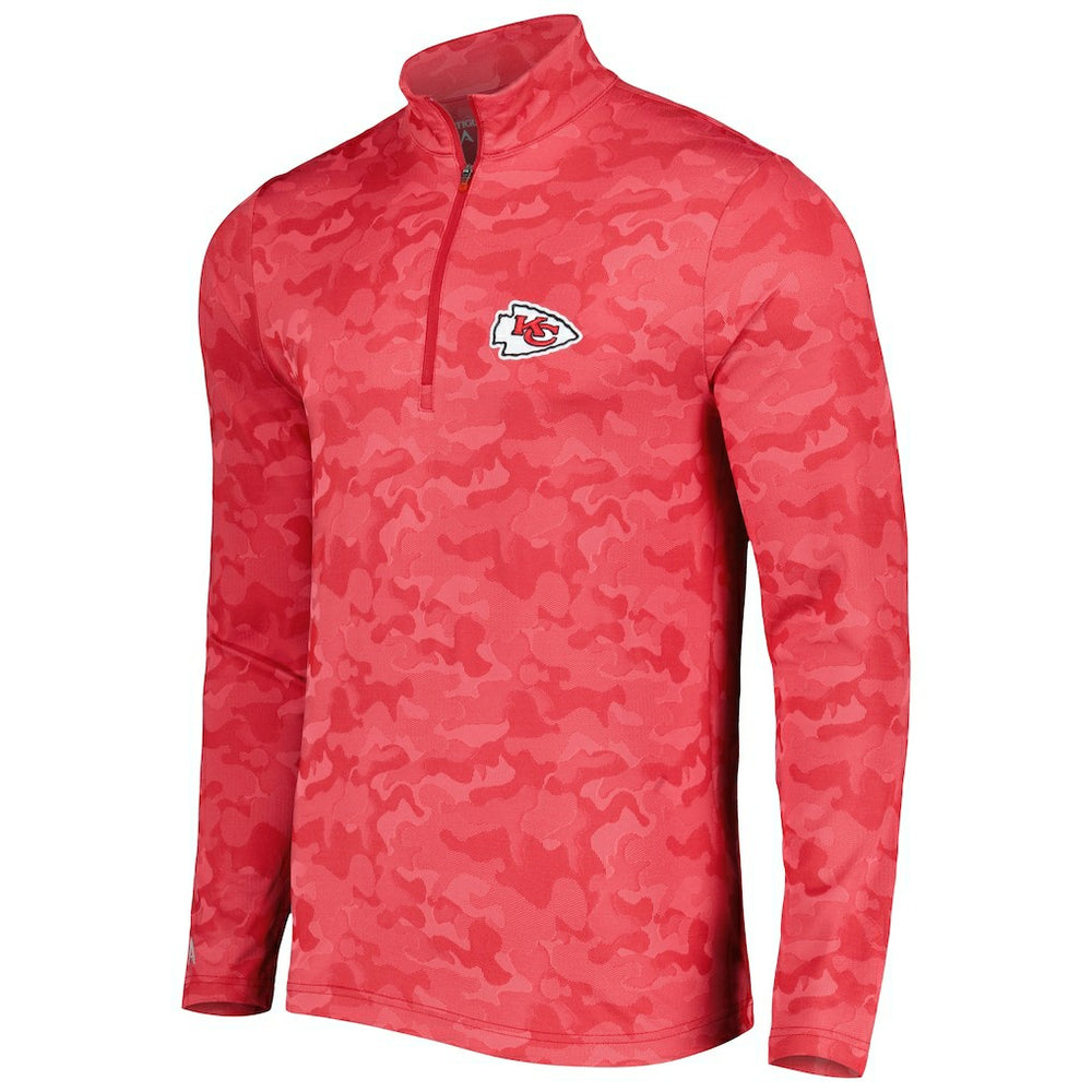 Kansas City Chiefs Antigua Brigade Quarter-Zip Sweatshirt | NFL US
