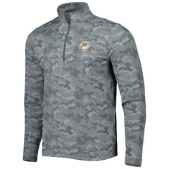 Miami Dolphins Antigua Brigade Throwback Quarter-Zip Top | NFL Discount