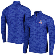 New England Patriots Antigua Brigade Throwback Quarter-Zip Top | NFL Online