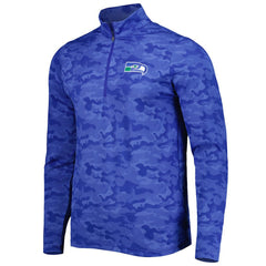 Seattle Seahawks Antigua Brigade Throwback Quarter-Zip Top | NFL Hot
