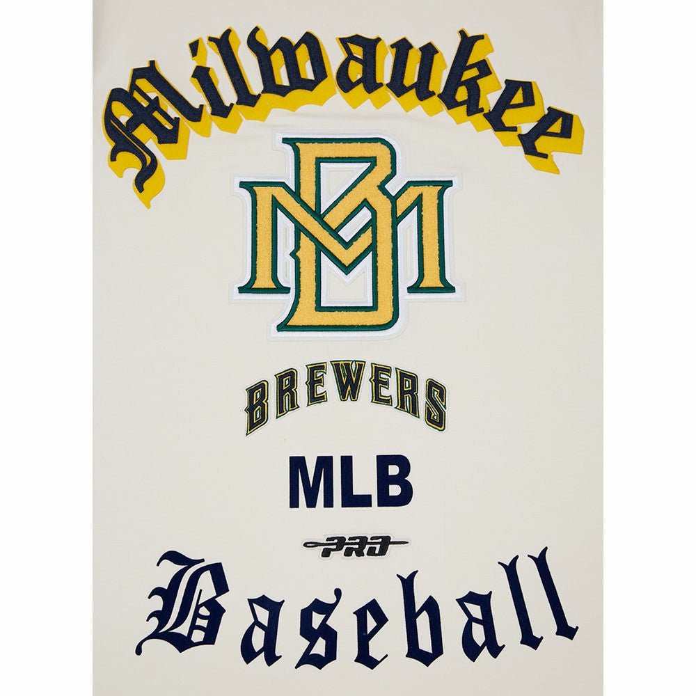 Milwaukee Brewers Pro Standard Cooperstown Collection Old English T-Shirt - MLB T-shirts