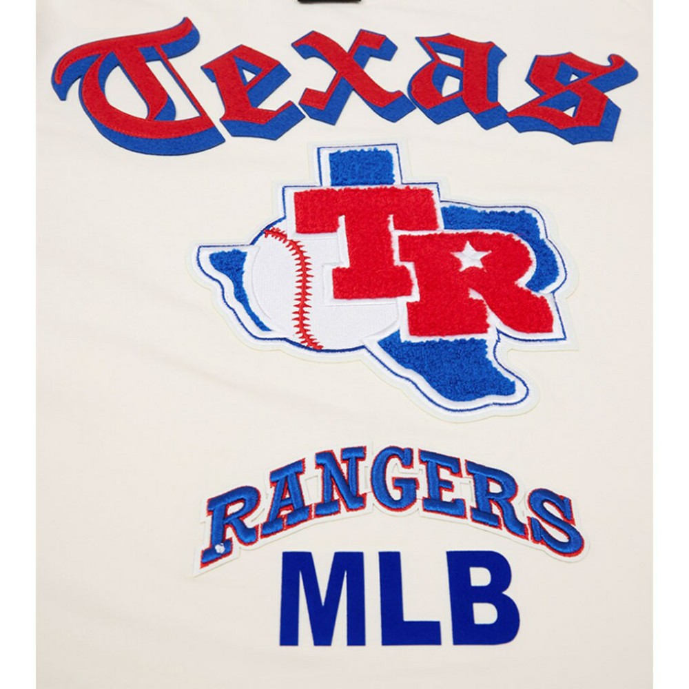 Texas Rangers Pro Standard Cooperstown Collection Old English T-Shirt - MLB T-shirts