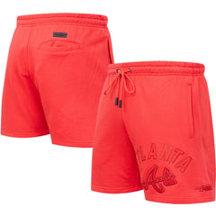 Atlanta Braves Pro Standard Triple Red Classic Shorts - MLB Shorts